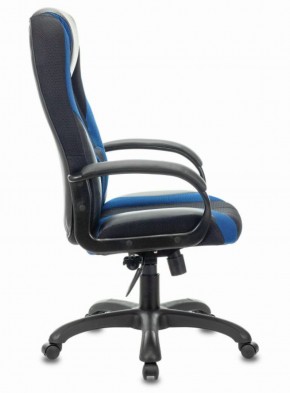 Кресло компьютерное BRABIX PREMIUM "Rapid GM-102" (экокожа/ткань, черное/синее) 532106 в Южноуральске - yuzhnouralsk.ok-mebel.com | фото 3