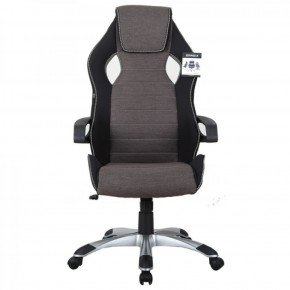 Кресло компьютерное BRABIX Techno GM-002 (ткань) черное/серое, вставки белые (531815) в Южноуральске - yuzhnouralsk.ok-mebel.com | фото 3