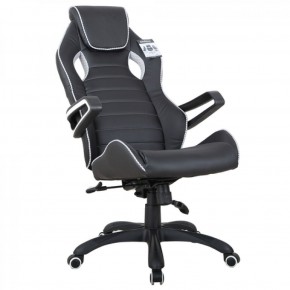 Кресло компьютерное BRABIX Techno Pro GM-003 (экокожа черное/серое, вставки серые) 531814 в Южноуральске - yuzhnouralsk.ok-mebel.com | фото 4