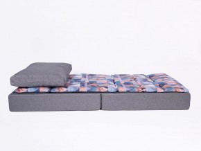 Кресло-кровать бескаркасное Харви (коричневый-геометрия браун) в Южноуральске - yuzhnouralsk.ok-mebel.com | фото 3