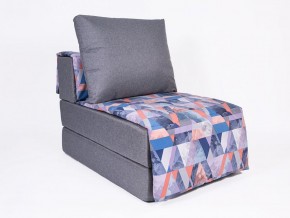 Кресло-кровать бескаркасное Харви (серый-сноу деним) в Южноуральске - yuzhnouralsk.ok-mebel.com | фото