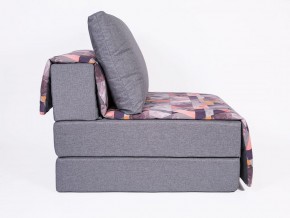 Кресло-кровать бескаркасное Харви (серый-сноу манго) в Южноуральске - yuzhnouralsk.ok-mebel.com | фото 3