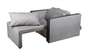Кресло-кровать Милена с подлокотниками (серый) Велюр в Южноуральске - yuzhnouralsk.ok-mebel.com | фото 2