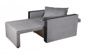 Кресло-кровать Милена с подлокотниками (серый) Велюр в Южноуральске - yuzhnouralsk.ok-mebel.com | фото 3