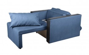 Кресло-кровать Милена с подлокотниками (синий) Велюр в Южноуральске - yuzhnouralsk.ok-mebel.com | фото 2