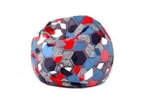 Кресло-мешок Мяч M (Geometry Slate) в Южноуральске - yuzhnouralsk.ok-mebel.com | фото