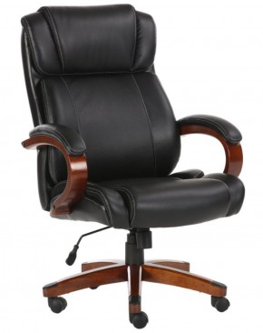 Кресло офисное BRABIX PREMIUM "Magnum EX-701" (дерево, рециклированная кожа, черное) 531827 в Южноуральске - yuzhnouralsk.ok-mebel.com | фото