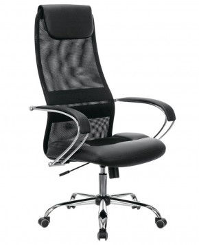 Кресло офисное BRABIX PREMIUM "Stalker EX-608 CH" (хром, ткань-сетка/кожзам, черное) 532091 в Южноуральске - yuzhnouralsk.ok-mebel.com | фото