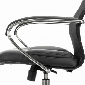 Кресло офисное BRABIX PREMIUM "Stalker EX-608 CH" (хром, ткань-сетка/кожзам, черное) 532091 в Южноуральске - yuzhnouralsk.ok-mebel.com | фото 4