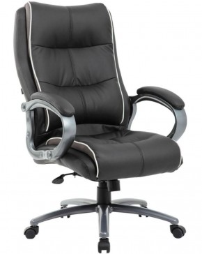 Кресло офисное BRABIX PREMIUM "Strong HD-009" (экокожа черная, ткань серая) 531945 в Южноуральске - yuzhnouralsk.ok-mebel.com | фото 1