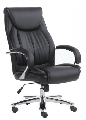Кресло офисное BRABIX "Advance EX-575" (хром/экокожа/черное) 531825 в Южноуральске - yuzhnouralsk.ok-mebel.com | фото