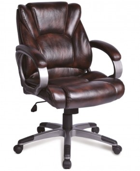 Кресло офисное BRABIX "Eldorado EX-504" (коричневое) 530875 в Южноуральске - yuzhnouralsk.ok-mebel.com | фото 1