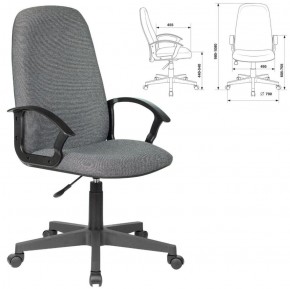 Кресло офисное BRABIX "Element EX-289", ткань, серое, 532093 в Южноуральске - yuzhnouralsk.ok-mebel.com | фото 2