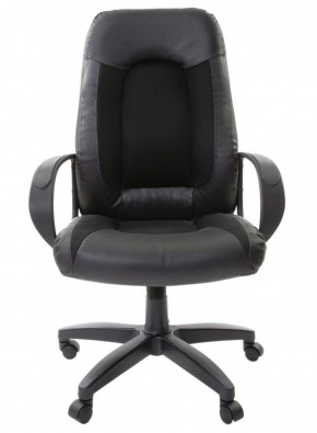 Кресло офисное BRABIX "Strike EX-525" (экокожа черная, ткань черная) 531381 в Южноуральске - yuzhnouralsk.ok-mebel.com | фото 5