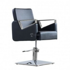 Кресло парикмахерское Barneo 6300V5 черное в Южноуральске - yuzhnouralsk.ok-mebel.com | фото