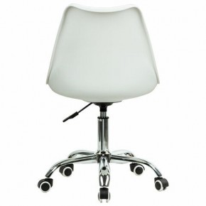 Кресло стул BRABIX "Eames MG-310 CH", хром, пластик белый, ткань серая, 532924 в Южноуральске - yuzhnouralsk.ok-mebel.com | фото 4