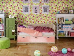 Кровать Бабочки (Розовый металлик) 1600 в Южноуральске - yuzhnouralsk.ok-mebel.com | фото 1