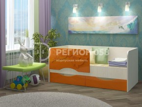 Кровать Дельфин-2 МДФ (фасад 3D) 1600 в Южноуральске - yuzhnouralsk.ok-mebel.com | фото 4