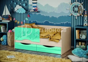 Кровать Дельфин-2 МДФ (фасад 3D) 1600 в Южноуральске - yuzhnouralsk.ok-mebel.com | фото 8