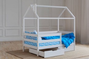 Кровать-домик 80*190 Белый в Южноуральске - yuzhnouralsk.ok-mebel.com | фото 4