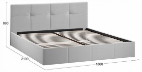 Кровать двуспальная Лора с ПМ в Южноуральске - yuzhnouralsk.ok-mebel.com | фото 4
