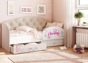 Кровать Эльза на щитах  + Бортик в Южноуральске - yuzhnouralsk.ok-mebel.com | фото 4