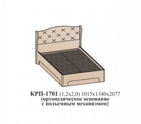 Кровать ЭЙМИ с подъемным механизмом КРП-1701 Бодега белая/патина серебро (1200х2000) в Южноуральске - yuzhnouralsk.ok-mebel.com | фото