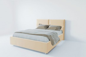 Кровать Корсика с ПМ 800 (экокожа бежевая) в Южноуральске - yuzhnouralsk.ok-mebel.com | фото 2
