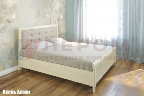 Кровать КР-2034 с мягким изголовьем в Южноуральске - yuzhnouralsk.ok-mebel.com | фото 2