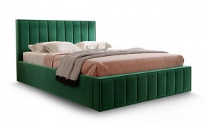 Кровать "Вена" 1600 СТАНДАРТ Вариант 1 Мора зеленый + ортопедическое основание на 5 опорах в Южноуральске - yuzhnouralsk.ok-mebel.com | фото
