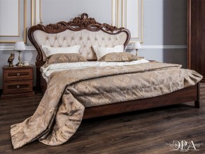 Кровать с мягким изголовьем Афина 1600 (караваджо) в Южноуральске - yuzhnouralsk.ok-mebel.com | фото 1