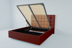 Кровать Венеция с ПМ 1800 (велюр бордо) в Южноуральске - yuzhnouralsk.ok-mebel.com | фото