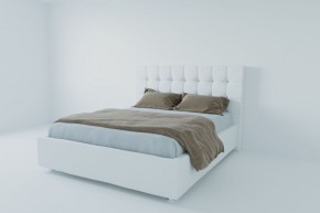 Кровать Венеция с ПМ 1600 (экокожа белая) в Южноуральске - yuzhnouralsk.ok-mebel.com | фото 2