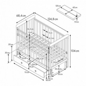 Кроватка Фея 328-01 в Южноуральске - yuzhnouralsk.ok-mebel.com | фото 10