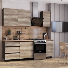Кухня Энигма 1.6 м (венге/дуб каньон) в Южноуральске - yuzhnouralsk.ok-mebel.com | фото