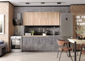 Кухонный гарнитур Асти-дуб сонома 1,8 в Южноуральске - yuzhnouralsk.ok-mebel.com | фото