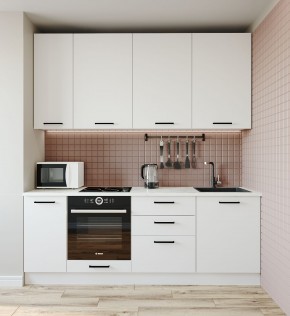 Кухонный гарнитур Жемчуг 2200 (Стол. 26мм) в Южноуральске - yuzhnouralsk.ok-mebel.com | фото 2