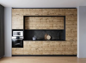Кухонный гарнитур Крафт 3400 (Стол. 26мм) в Южноуральске - yuzhnouralsk.ok-mebel.com | фото