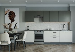 Кухонный гарнитур Лофт 3000 (Стол. 38мм) в Южноуральске - yuzhnouralsk.ok-mebel.com | фото