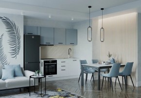 Кухонный гарнитур Ниагара 2550 (Стол. 38мм) в Южноуральске - yuzhnouralsk.ok-mebel.com | фото