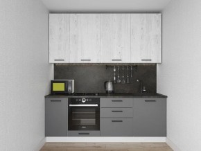 Кухонный гарнитур Санторини 2200 h 950 (Стол. 26мм) в Южноуральске - yuzhnouralsk.ok-mebel.com | фото