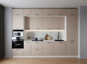 Кухонный гарнитур Шампань 3400 (Стол. 38мм) в Южноуральске - yuzhnouralsk.ok-mebel.com | фото
