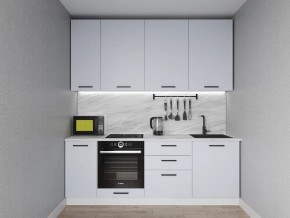 Кухонный гарнитур Смоки 2200 h950 (Стол. 38 мм) в Южноуральске - yuzhnouralsk.ok-mebel.com | фото