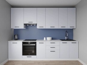 Кухонный гарнитур Смоки 2400 h950 (Стол. 38 мм) в Южноуральске - yuzhnouralsk.ok-mebel.com | фото