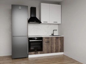 Кухонный гарнитур Старое Дерево 1600 h950 (Стол. 38мм) в Южноуральске - yuzhnouralsk.ok-mebel.com | фото
