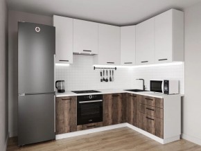 Кухонный гарнитур Старое Дерево 2200*1600 h950 (Стол. 38мм) в Южноуральске - yuzhnouralsk.ok-mebel.com | фото