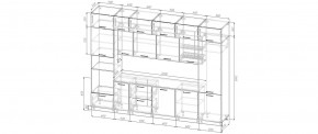 Кухонный гарнитур Старое Дерево 3400 (Стол. 26мм) в Южноуральске - yuzhnouralsk.ok-mebel.com | фото 2