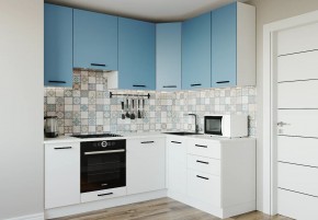 Кухонный гарнитур угловой Капри 2200х1600 h950 (Стол. 38мм) в Южноуральске - yuzhnouralsk.ok-mebel.com | фото