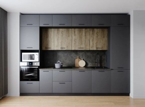 Кухонный гарнитур Умбра 3400 (Стол. 26мм) в Южноуральске - yuzhnouralsk.ok-mebel.com | фото