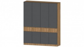 ЛЕНОРА Шкаф 4х створчатый (графит) в Южноуральске - yuzhnouralsk.ok-mebel.com | фото